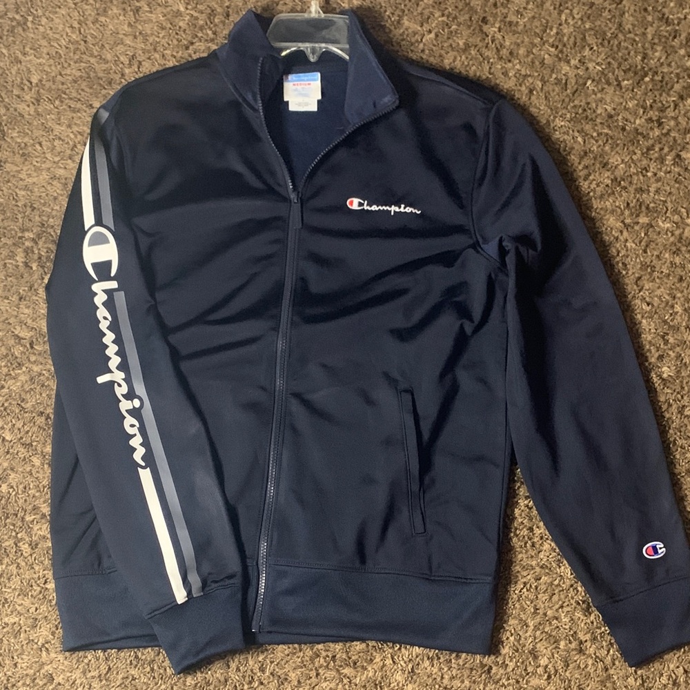 Champion Men's Navy Track jacket